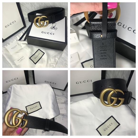 Gucci Accessories - ❌SOLD❌ NWT [GUCCI] AUTHENTIC Double G Leather Belt